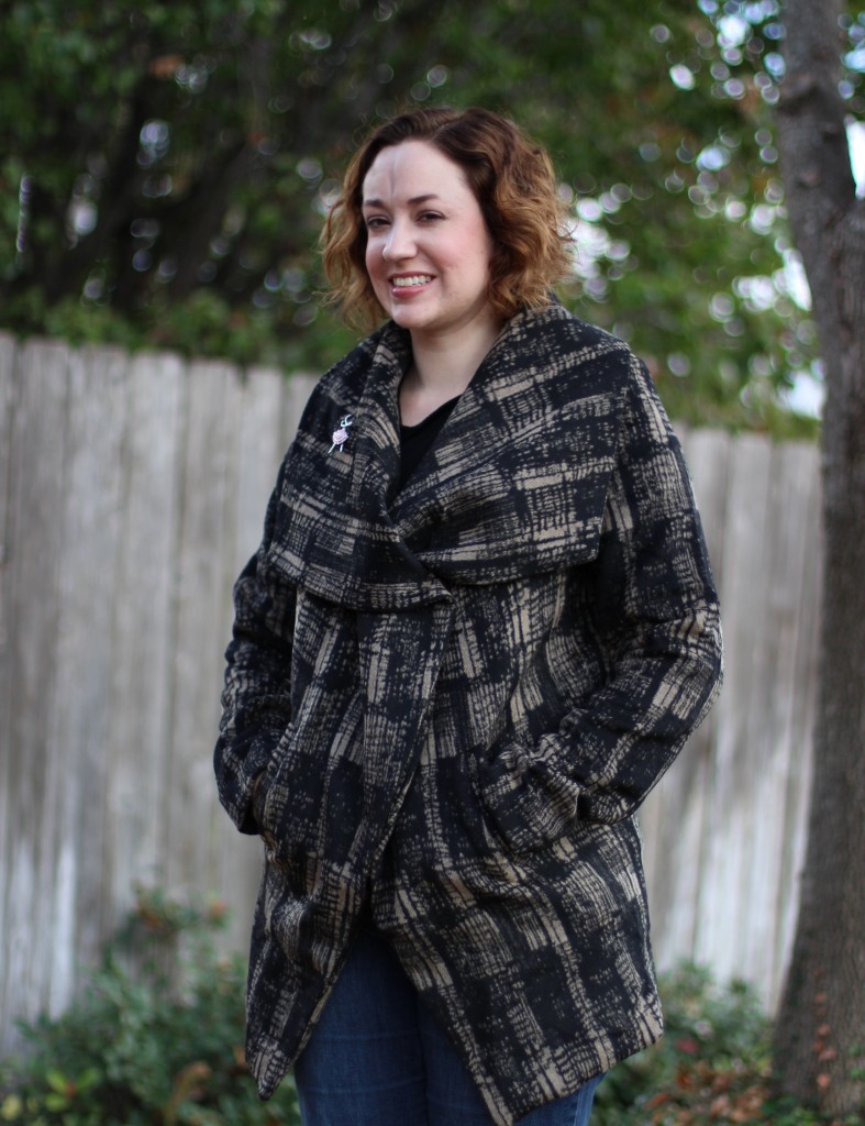 Anthropologie Modernist Shawl-Collar Coat