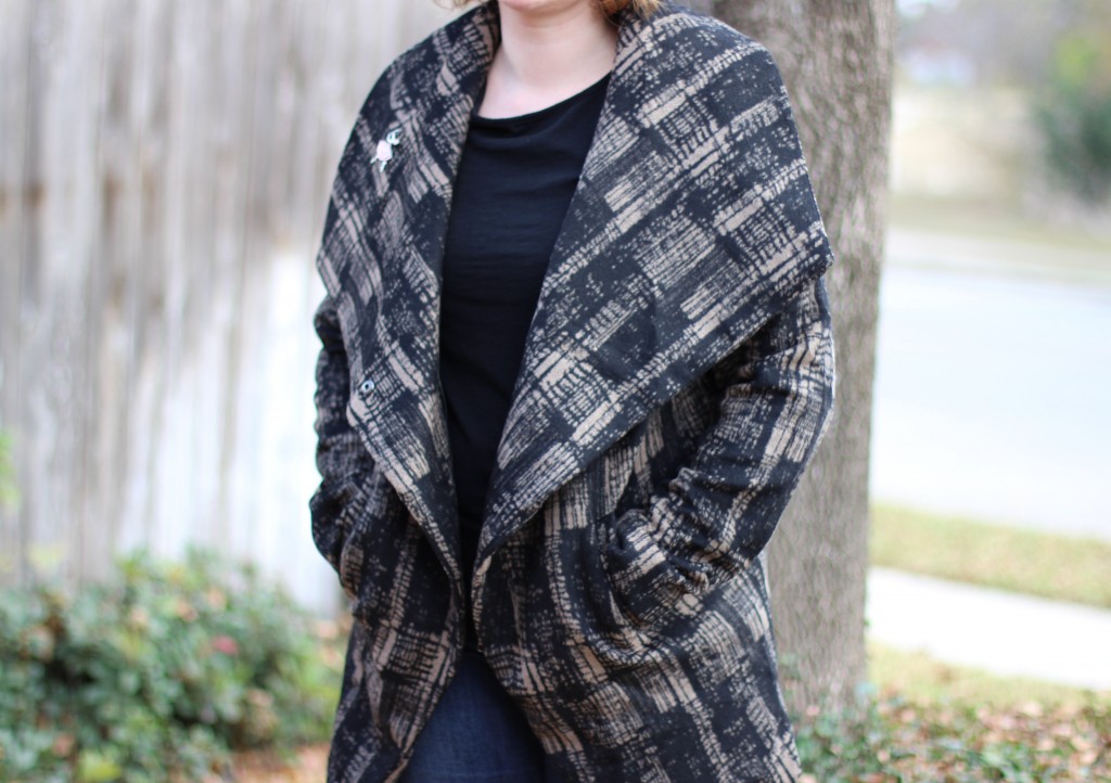 Anthropologie Modernist Shawl-Collar Coat