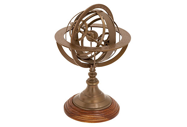 (My new armillary sphere.)