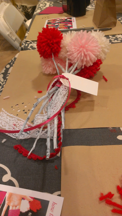 Walking with Cake: Pom-Pom Bouquet at Anthropologie