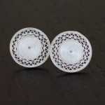 Walking with Cake: Magangue earrings by Olmox Fine Filigree Jewelry