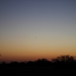 Walking with Cake: Night falls on Pflugerville