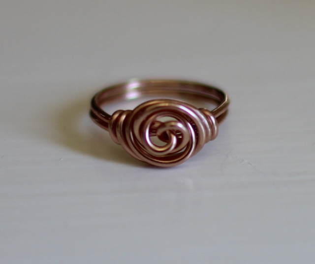 Walking with Cake: Spiral ring by Marie Carter Designs