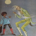 Walking with Cake: The Man in the Moon illustration by Janet and Anne Grahame Johnstone