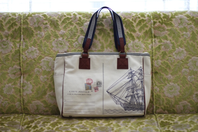 Walking with Cake: Anthropologie Seafarer's Tote