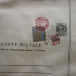 Walking with Cake: Postage Detail, Anthropologie Seafarer's Tote