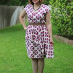 Walking with Cake: Jin Ju Red Ruffle Dress by Mata Traders