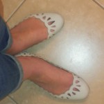 Walking with Cake: LC Lauren Conrad Ballet Flats in Ivory