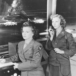 (Women's Army Corps members at Randolph Field, 1944.)