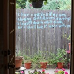 Walking with Cake: Evening garden