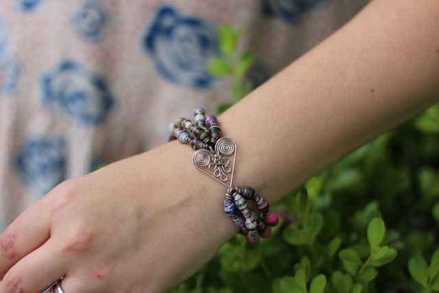 Walking with Cake: Healing Hearts Bracelet Clasp by VavaVida