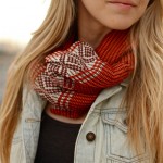 Walking with Cake: Woven Diamond Scarf by Market Colors