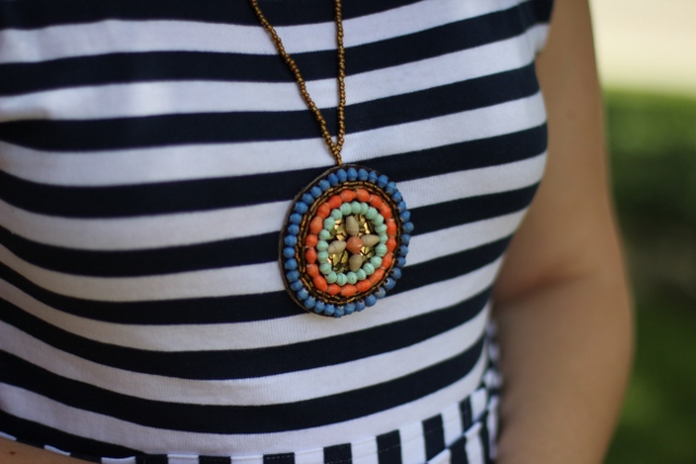 Walking with Cake: Closeup of Everly Necklace by 31 Bits
