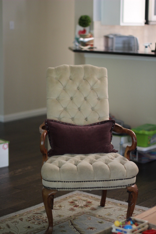 Walking with Cake: The Tufted Chair