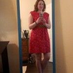 Walking with Cake: Red dress