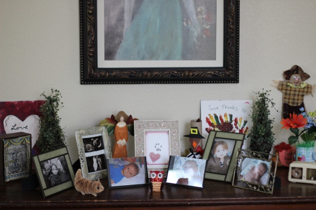 Walking with Cake: Fall hall table