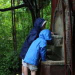 Walking with Cake: Inspecting a fountain