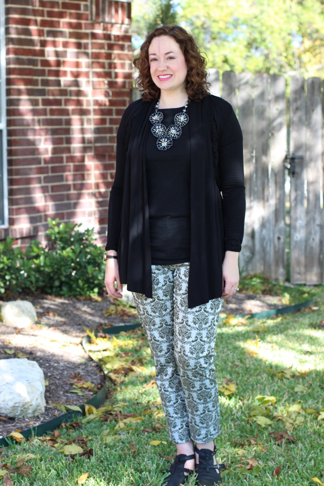 Walking with Cake: Brocade & Black