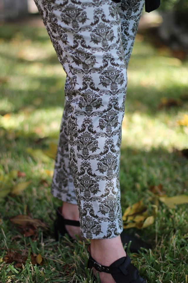 Walking with Cake: Brocade Charlie Trousers by Cartonnier