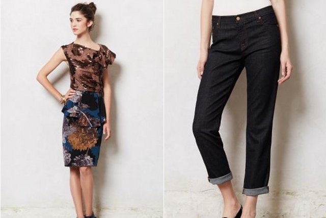 Walking with Cake: Eva Franco and J. Brand Jeans via Anthropologie