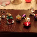 Walking with Cake: Ornaments in a row