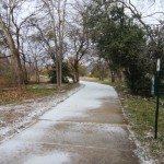 Walking with Cake: Snow on walking trail