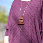 (Mata Traders' Wooden Ladder Necklace.)