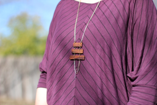 Walking with Cake: Wooden Ladder Necklace by Mata Traders