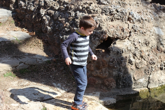 Walking with Cake: James exploring