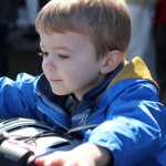 Walking with Cake: Rhys on motorcycle