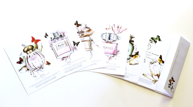 Walking with Cake: Sephora Fragrance Cards