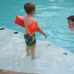 Walking with Cake: Boys swimming