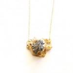 Walking with Cake: Frivolity Pyrite Chunk Necklace