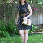 Walking with Cake: Shanghai Shift dress and D&B bag