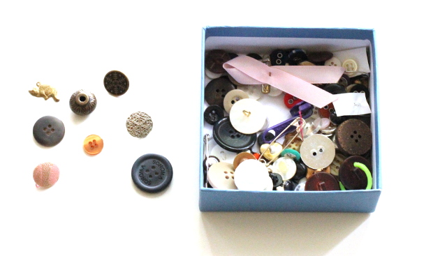 Walking with Cake: Button Box