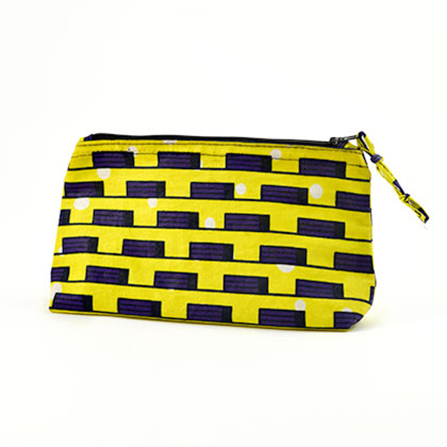 Walking with Cake: Yellow Makeup Bag