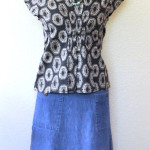 Walking with Cake:Brown Bag Vintage Skirt