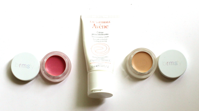 Walking with Cake: RMS Beauty and Avène Products.