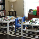 (Our formal living room has become the Lego room.)