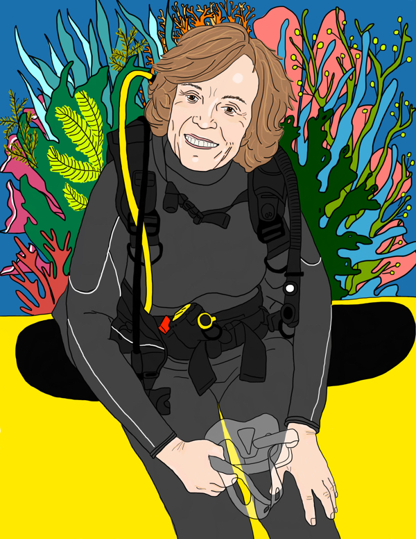 Walking with Cake: Sylvia Earle by Elizabeth Stilwell 600