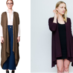 Walking with Cake: Ethical Alternative to Rodebjer, Plum Wrapped Cardigan