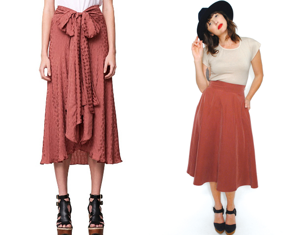 Walking with Cake: Odila Skirt by Rodebjer and Nora Skirt by Curator.