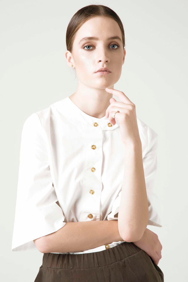 Walking with Cake: Rakha Holly White Shirt