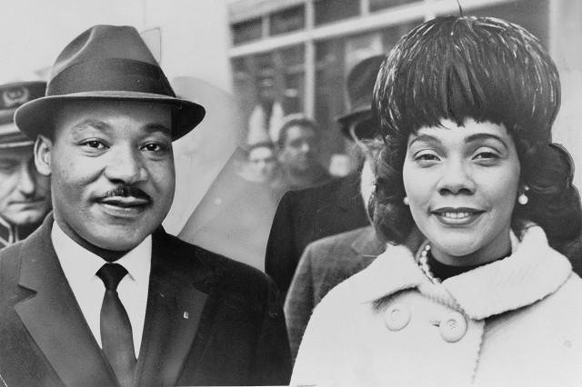 Walking with Cake: Martin Luther King, Jr. and Coretta Scott King, photo by Herman HIller