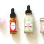 (Ruby Facial Oil, Carrot-a-Day Face and Eye Serum, and Farizad's Veil from Earthwise Beauty.)