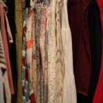 (Cotton skirts in my closet.)