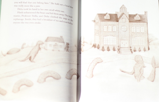 Walking with Cake: Page from Oddfellow's Orphanage by Emily Winfield Martin