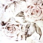 (My sample of Rose Decay wallpaper by Ellie Cashman Design.)
