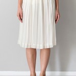 (Vintage Off White Pleat Chiffon Skirt from Orn Hansen.)