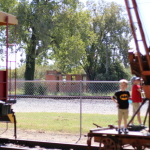 (At the Smithville Train Park last weekend.)